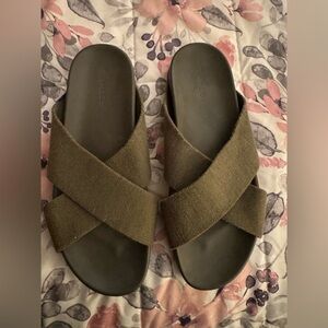 Rothy's Olive Green Sandals